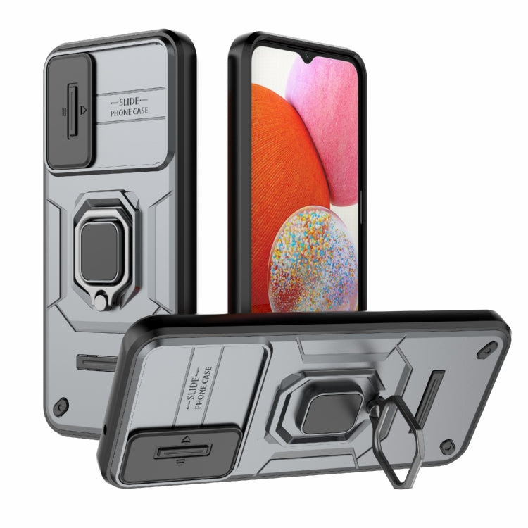 Sliding Camshield TPU + PC Shockproof Phone Case with Holder, For Samsung Galaxy A25 5G, For Samsung Galaxy A24 5G, For Samsung Galaxy A34 5G, For Samsung Galaxy A54 5G, For Samsung Galaxy S23 Ultra 5G, For Samsung Galaxy S23+ 5G                       ...