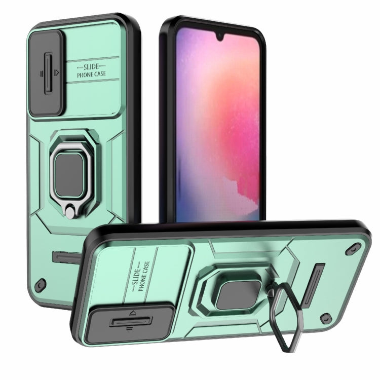 Sliding Camshield TPU + PC Shockproof Phone Case with Holder, For Samsung Galaxy A25 5G, For Samsung Galaxy A24 5G, For Samsung Galaxy A34 5G, For Samsung Galaxy A54 5G, For Samsung Galaxy S23 Ultra 5G, For Samsung Galaxy S23+ 5G                       ...