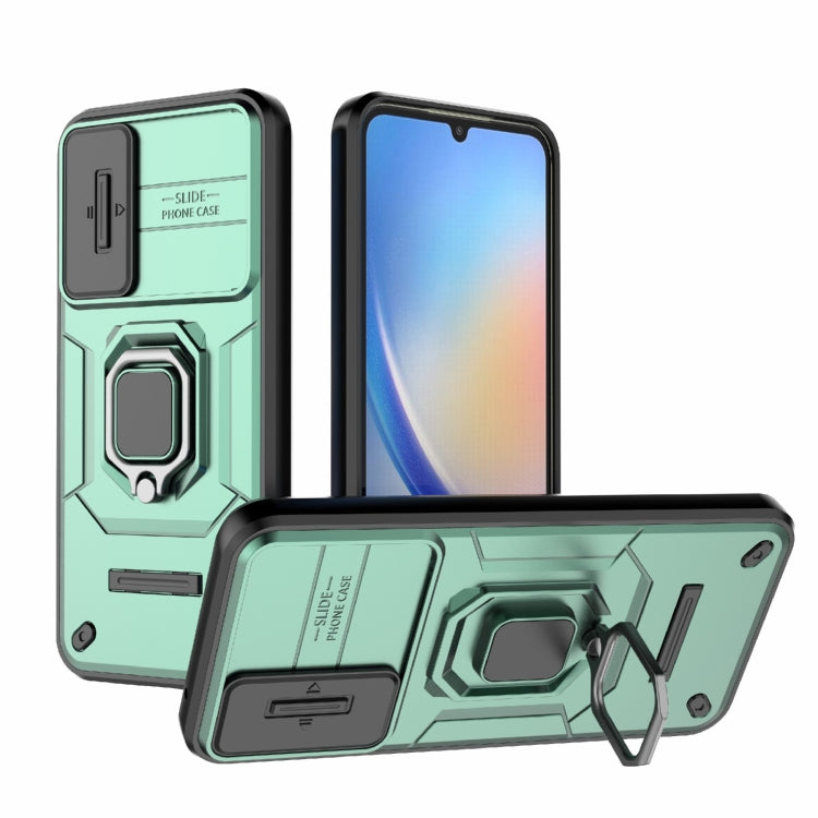 Sliding Camshield TPU + PC Shockproof Phone Case with Holder, For Samsung Galaxy A25 5G, For Samsung Galaxy A24 5G, For Samsung Galaxy A34 5G, For Samsung Galaxy A54 5G, For Samsung Galaxy S23 Ultra 5G, For Samsung Galaxy S23+ 5G                       ...