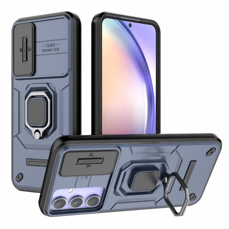 Sliding Camshield TPU + PC Shockproof Phone Case with Holder, For Samsung Galaxy A25 5G, For Samsung Galaxy A24 5G, For Samsung Galaxy A34 5G, For Samsung Galaxy A54 5G, For Samsung Galaxy S23 Ultra 5G, For Samsung Galaxy S23+ 5G                       ...