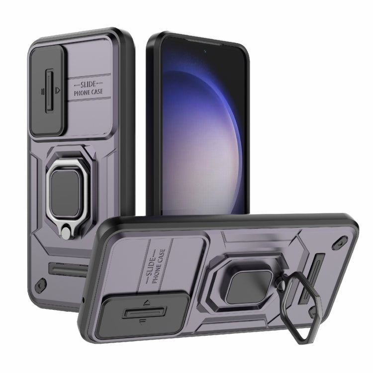 Sliding Camshield TPU + PC Shockproof Phone Case with Holder, For Samsung Galaxy A25 5G, For Samsung Galaxy A24 5G, For Samsung Galaxy A34 5G, For Samsung Galaxy A54 5G, For Samsung Galaxy S23 Ultra 5G, For Samsung Galaxy S23+ 5G                       ...