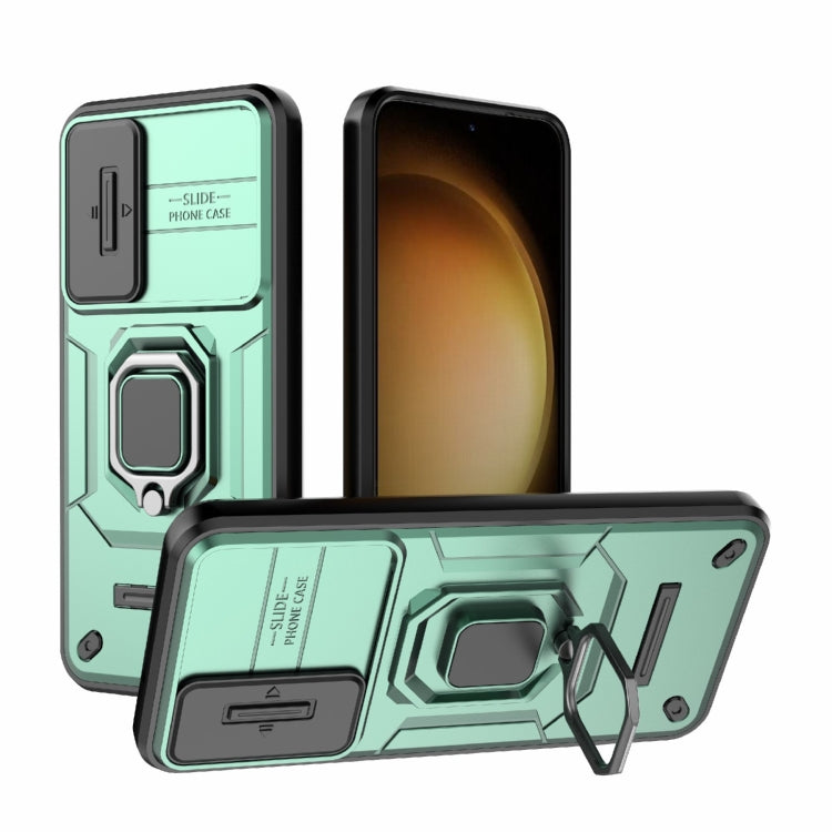 Sliding Camshield TPU + PC Shockproof Phone Case with Holder, For Samsung Galaxy A25 5G, For Samsung Galaxy A24 5G, For Samsung Galaxy A34 5G, For Samsung Galaxy A54 5G, For Samsung Galaxy S23 Ultra 5G, For Samsung Galaxy S23+ 5G                       ...