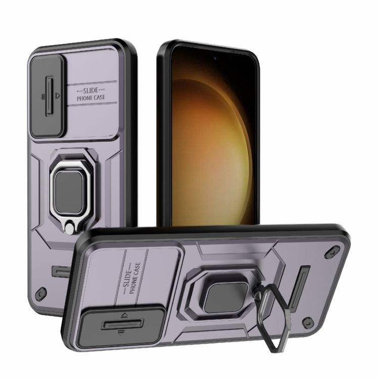 Sliding Camshield TPU + PC Shockproof Phone Case with Holder, For Samsung Galaxy A25 5G, For Samsung Galaxy A24 5G, For Samsung Galaxy A34 5G, For Samsung Galaxy A54 5G, For Samsung Galaxy S23 Ultra 5G, For Samsung Galaxy S23+ 5G                       ...