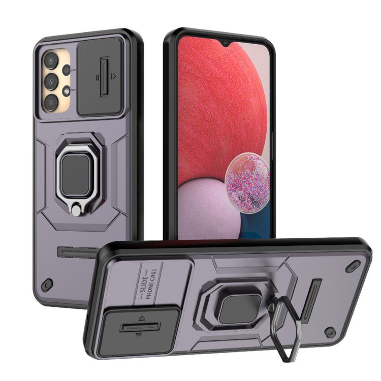 Sliding Camshield TPU + PC Shockproof Phone Case with Holder, For Samsung Galaxy A25 5G, For Samsung Galaxy A24 5G, For Samsung Galaxy A34 5G, For Samsung Galaxy A54 5G, For Samsung Galaxy S23 Ultra 5G, For Samsung Galaxy S23+ 5G                       ...