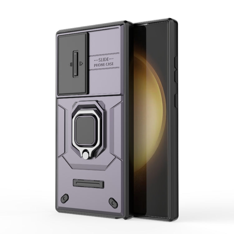 Sliding Camshield TPU + PC Shockproof Phone Case with Holder, For Samsung Galaxy M55 5G, For Samsung Galaxy M15 5G, For Samsung Galaxy A15 5G, For Samsung Galaxy A55 5G, For Samsung Galaxy A35 5G, For Samsung Galaxy S24 Ultra 5G                        ...