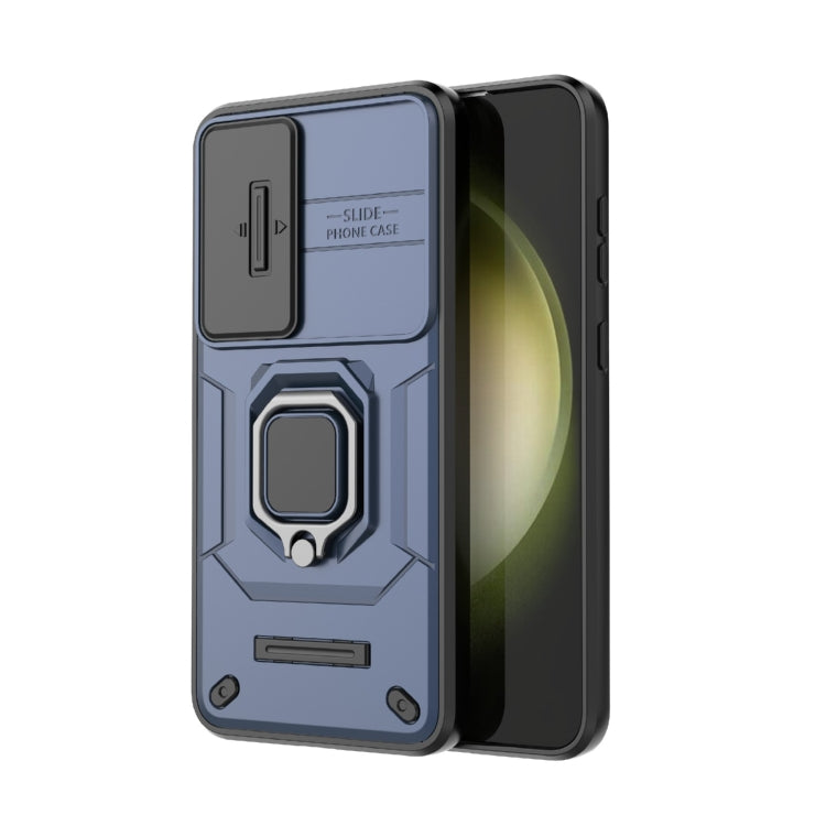 Sliding Camshield TPU + PC Shockproof Phone Case with Holder, For Samsung Galaxy M55 5G, For Samsung Galaxy M15 5G, For Samsung Galaxy A15 5G, For Samsung Galaxy A55 5G, For Samsung Galaxy A35 5G, For Samsung Galaxy S24 Ultra 5G                        ...