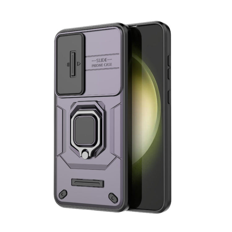 Sliding Camshield TPU + PC Shockproof Phone Case with Holder, For Samsung Galaxy M55 5G, For Samsung Galaxy M15 5G, For Samsung Galaxy A15 5G, For Samsung Galaxy A55 5G, For Samsung Galaxy A35 5G, For Samsung Galaxy S24 Ultra 5G                        ...
