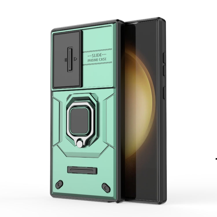 Sliding Camshield TPU + PC Shockproof Phone Case with Holder, For Samsung Galaxy M55 5G, For Samsung Galaxy M15 5G, For Samsung Galaxy A15 5G, For Samsung Galaxy A55 5G, For Samsung Galaxy A35 5G, For Samsung Galaxy S24 Ultra 5G                        ...