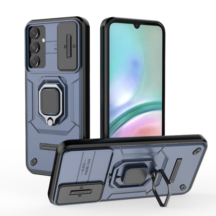 Sliding Camshield TPU + PC Shockproof Phone Case with Holder, For Samsung Galaxy M55 5G, For Samsung Galaxy M15 5G, For Samsung Galaxy A15 5G, For Samsung Galaxy A55 5G, For Samsung Galaxy A35 5G, For Samsung Galaxy S24 Ultra 5G                        ...