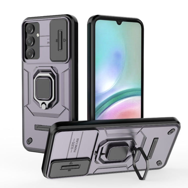 Sliding Camshield TPU + PC Shockproof Phone Case with Holder, For Samsung Galaxy M55 5G, For Samsung Galaxy M15 5G, For Samsung Galaxy A15 5G, For Samsung Galaxy A55 5G, For Samsung Galaxy A35 5G, For Samsung Galaxy S24 Ultra 5G                        ...