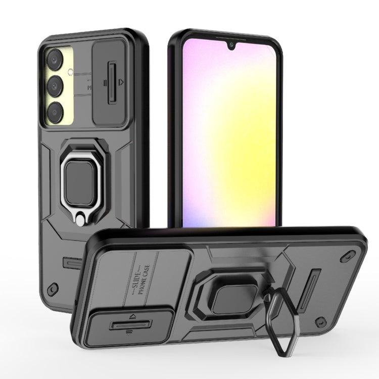 Sliding Camshield TPU + PC Shockproof Phone Case with Holder, For Samsung Galaxy A25 5G, For Samsung Galaxy A24 5G, For Samsung Galaxy A34 5G, For Samsung Galaxy A54 5G, For Samsung Galaxy S23 Ultra 5G, For Samsung Galaxy S23+ 5G                       ...