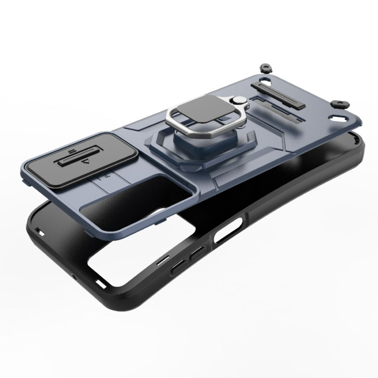 Sliding Camshield TPU + PC Shockproof Phone Case with Holder, For Samsung Galaxy A25 5G, For Samsung Galaxy A24 5G, For Samsung Galaxy A34 5G, For Samsung Galaxy A54 5G, For Samsung Galaxy S23 Ultra 5G, For Samsung Galaxy S23+ 5G                       ...