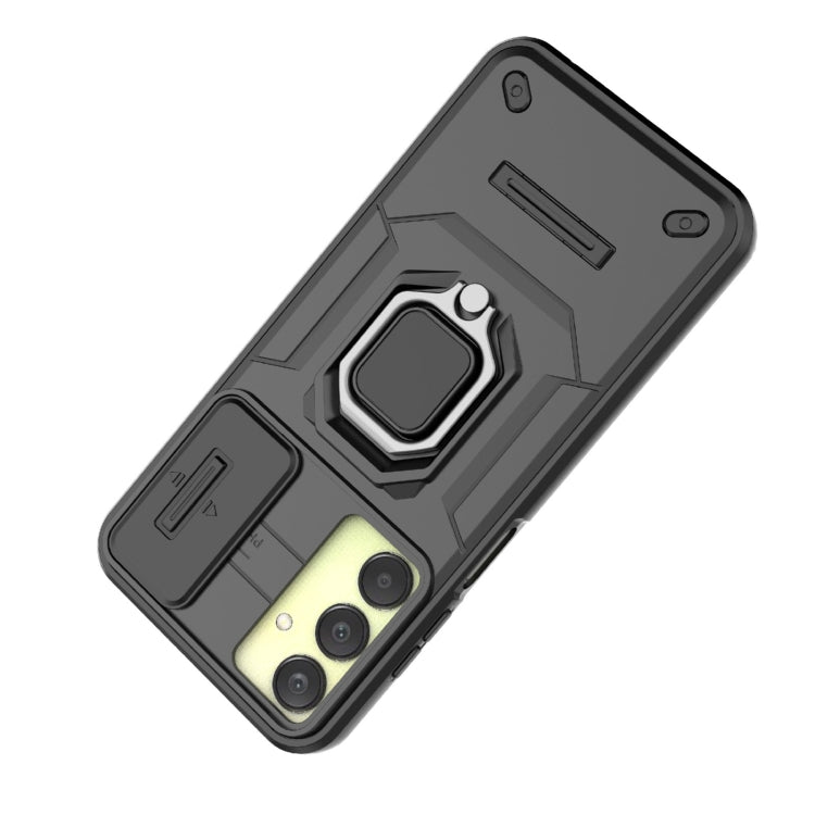 Sliding Camshield TPU + PC Shockproof Phone Case with Holder, For Samsung Galaxy A25 5G, For Samsung Galaxy A24 5G, For Samsung Galaxy A34 5G, For Samsung Galaxy A54 5G, For Samsung Galaxy S23 Ultra 5G, For Samsung Galaxy S23+ 5G                       ...