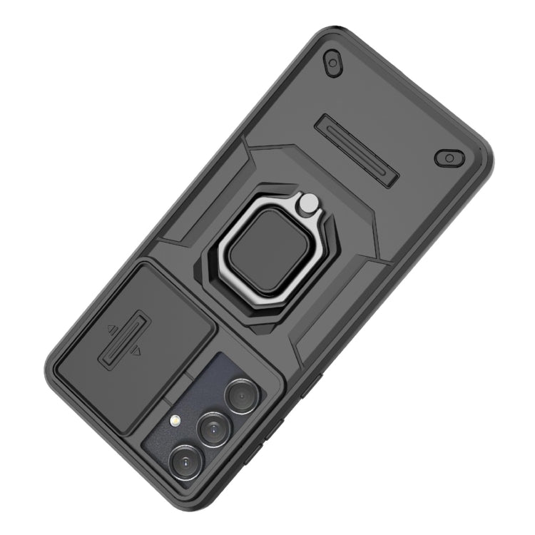 Sliding Camshield TPU + PC Shockproof Phone Case with Holder, For Samsung Galaxy M55 5G, For Samsung Galaxy M15 5G, For Samsung Galaxy A15 5G, For Samsung Galaxy A55 5G, For Samsung Galaxy A35 5G, For Samsung Galaxy S24 Ultra 5G                        ...