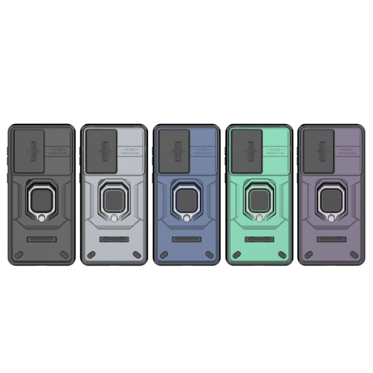 Sliding Camshield TPU + PC Shockproof Phone Case with Holder, For Samsung Galaxy M55 5G, For Samsung Galaxy M15 5G, For Samsung Galaxy A15 5G, For Samsung Galaxy A55 5G, For Samsung Galaxy A35 5G, For Samsung Galaxy S24 Ultra 5G                        ...