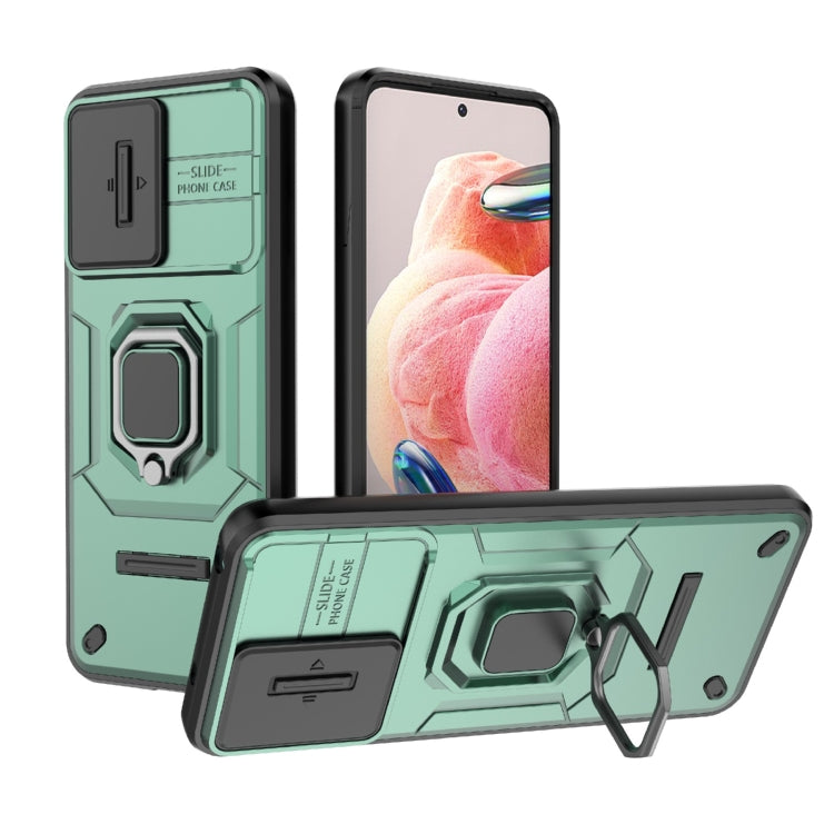 Sliding Camshield TPU + PC Shockproof Phone Case with Holder, For Xiaomi 14, For Xiaomi Redmi Note 13 5G, For Xiaomi Redmi Note 13 Pro 5G, For Xiaomi Redmi K70 5G, For Xiaomi Redmi Note 12S 4G Global, For Xiaomi Redmi Note 12 4G Global                 ...