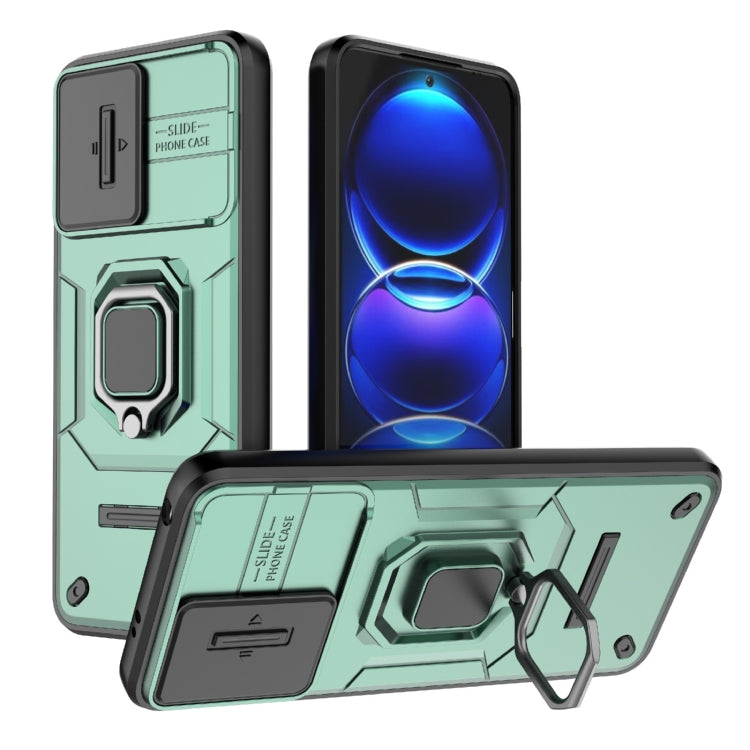 Sliding Camshield TPU + PC Shockproof Phone Case with Holder, For Xiaomi Redmi Note 12 5G Global, For Xiaomi Redmi K60 Ultra 5G, For Xiaomi Redmi K60 5G