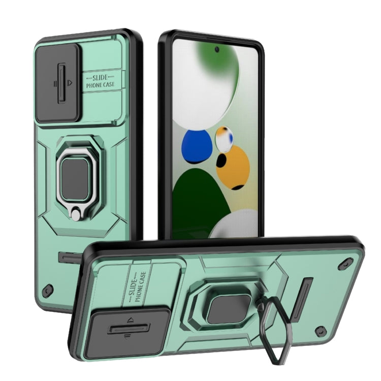 Sliding Camshield TPU + PC Shockproof Phone Case with Holder, For Xiaomi 14, For Xiaomi Redmi Note 13 5G, For Xiaomi Redmi Note 13 Pro 5G, For Xiaomi Redmi K70 5G, For Xiaomi Redmi Note 12S 4G Global, For Xiaomi Redmi Note 12 4G Global                 ...