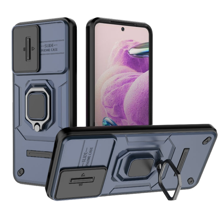 Sliding Camshield TPU + PC Shockproof Phone Case with Holder, For Xiaomi 14, For Xiaomi Redmi Note 13 5G, For Xiaomi Redmi Note 13 Pro 5G, For Xiaomi Redmi K70 5G, For Xiaomi Redmi Note 12S 4G Global, For Xiaomi Redmi Note 12 4G Global                 ...