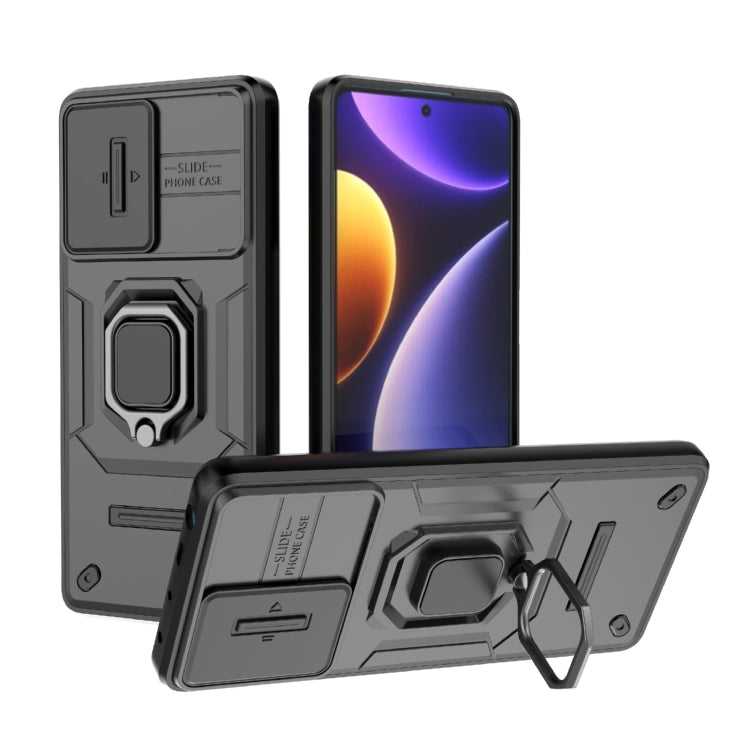 Sliding Camshield TPU + PC Shockproof Phone Case with Holder, For Xiaomi 14, For Xiaomi Redmi Note 13 5G, For Xiaomi Redmi Note 13 Pro 5G, For Xiaomi Redmi K70 5G, For Xiaomi Redmi Note 12S 4G Global, For Xiaomi Redmi Note 12 4G Global                 ...