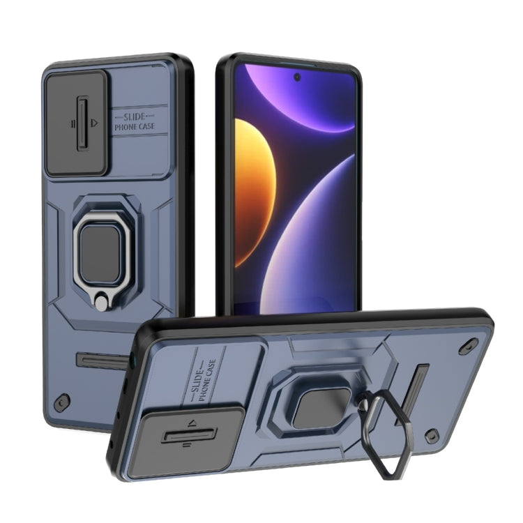 Sliding Camshield TPU + PC Shockproof Phone Case with Holder, For Xiaomi 14, For Xiaomi Redmi Note 13 5G, For Xiaomi Redmi Note 13 Pro 5G, For Xiaomi Redmi K70 5G, For Xiaomi Redmi Note 12S 4G Global, For Xiaomi Redmi Note 12 4G Global                 ...