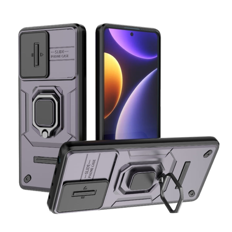 Sliding Camshield TPU + PC Shockproof Phone Case with Holder, For Xiaomi 14, For Xiaomi Redmi Note 13 5G, For Xiaomi Redmi Note 13 Pro 5G, For Xiaomi Redmi K70 5G, For Xiaomi Redmi Note 12S 4G Global, For Xiaomi Redmi Note 12 4G Global                 ...