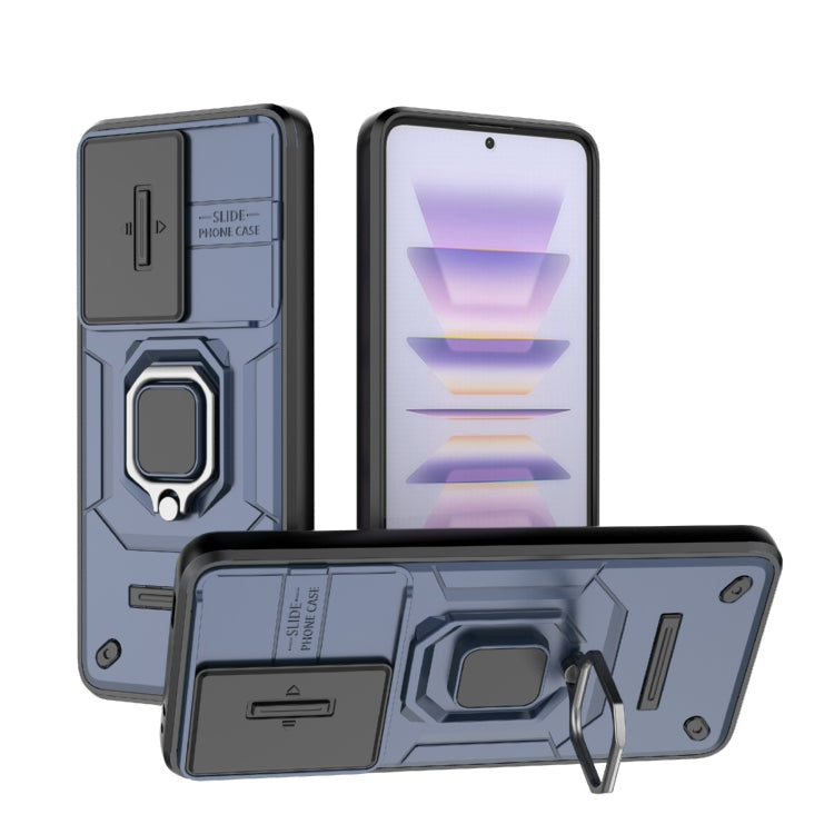 Sliding Camshield TPU + PC Shockproof Phone Case with Holder, For Xiaomi Redmi Note 12 5G Global, For Xiaomi Redmi K60 Ultra 5G, For Xiaomi Redmi K60 5G