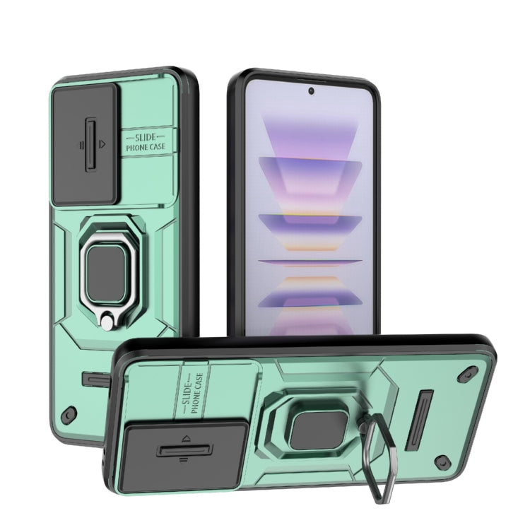 Sliding Camshield TPU + PC Shockproof Phone Case with Holder, For Xiaomi Redmi Note 12 5G Global, For Xiaomi Redmi K60 Ultra 5G, For Xiaomi Redmi K60 5G