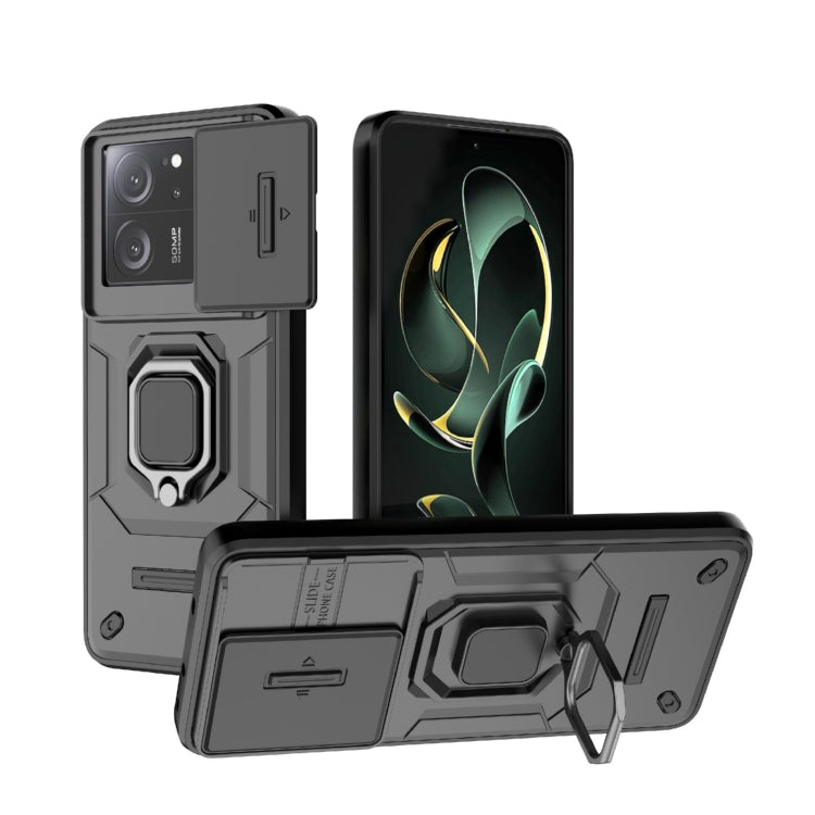 Sliding Camshield TPU + PC Shockproof Phone Case with Holder, For Xiaomi Redmi Note 12 5G Global, For Xiaomi Redmi K60 Ultra 5G, For Xiaomi Redmi K60 5G