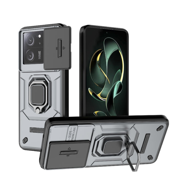 Sliding Camshield TPU + PC Shockproof Phone Case with Holder, For Xiaomi Redmi Note 12 5G Global, For Xiaomi Redmi K60 Ultra 5G, For Xiaomi Redmi K60 5G