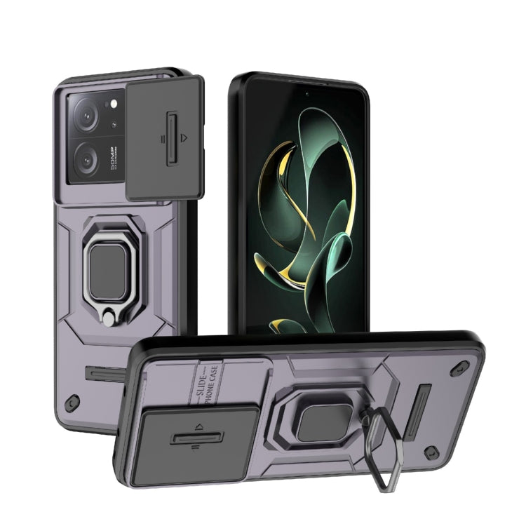 Sliding Camshield TPU + PC Shockproof Phone Case with Holder, For Xiaomi Redmi Note 12 5G Global, For Xiaomi Redmi K60 Ultra 5G, For Xiaomi Redmi K60 5G