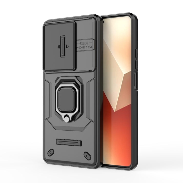 Sliding Camshield TPU + PC Shockproof Phone Case with Holder, For Xiaomi 14, For Xiaomi Redmi Note 13 5G, For Xiaomi Redmi Note 13 Pro 5G, For Xiaomi Redmi K70 5G, For Xiaomi Redmi Note 12S 4G Global, For Xiaomi Redmi Note 12 4G Global                 ...