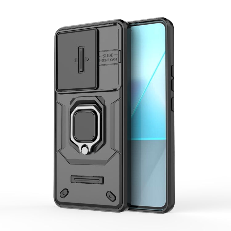 Sliding Camshield TPU + PC Shockproof Phone Case with Holder, For Xiaomi 14, For Xiaomi Redmi Note 13 5G, For Xiaomi Redmi Note 13 Pro 5G, For Xiaomi Redmi K70 5G, For Xiaomi Redmi Note 12S 4G Global, For Xiaomi Redmi Note 12 4G Global                 ...