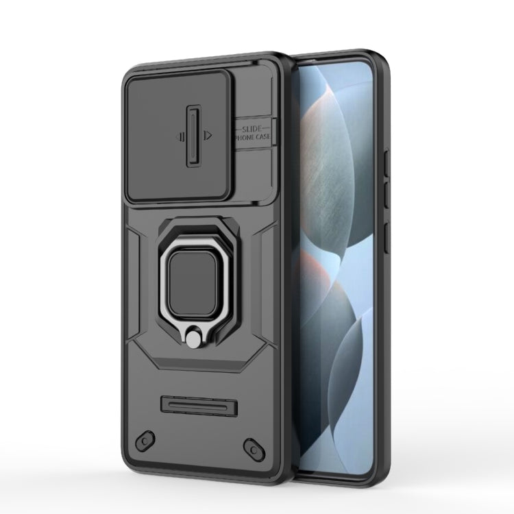 Sliding Camshield TPU + PC Shockproof Phone Case with Holder, For Xiaomi Redmi 13 4G Global, For Xiaomi Redmi Turbo 3 5G, For Xiaomi Redmi A3 4G Global, For Xiaomi Redmi Note 13 Pro 4G Global, For Xiaomi Redmi Note 13 4G Global, For Xiaomi Redmi K70E 5...