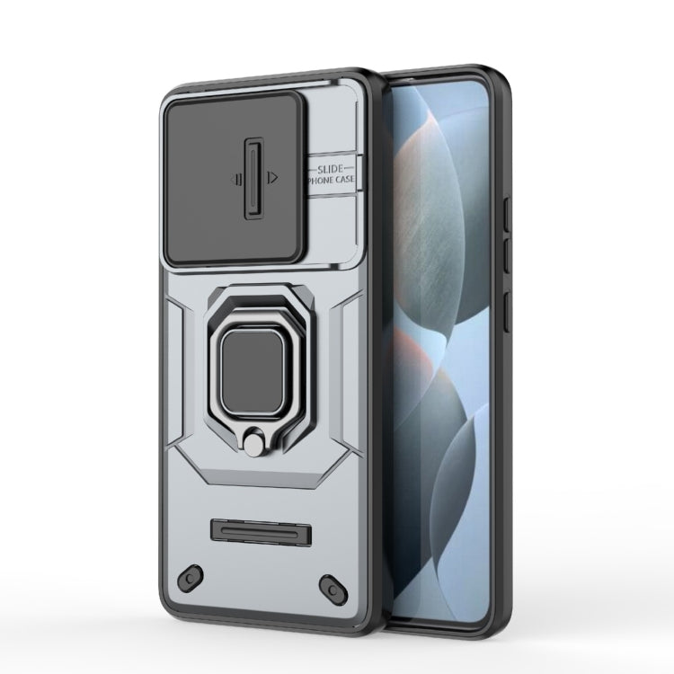 Sliding Camshield TPU + PC Shockproof Phone Case with Holder, For Xiaomi Redmi 13 4G Global, For Xiaomi Redmi Turbo 3 5G, For Xiaomi Redmi A3 4G Global, For Xiaomi Redmi Note 13 Pro 4G Global, For Xiaomi Redmi Note 13 4G Global, For Xiaomi Redmi K70E 5...