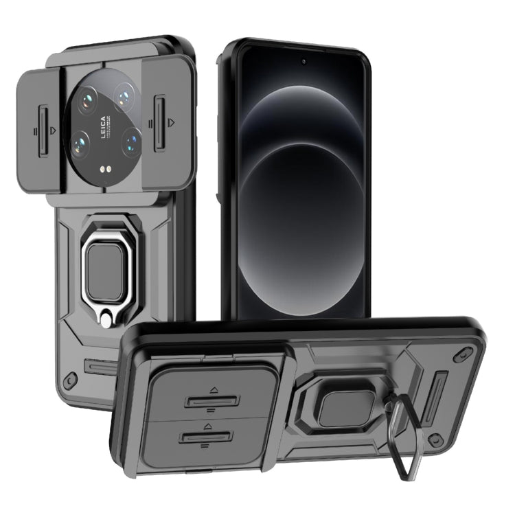 Sliding Camshield TPU + PC Shockproof Phone Case with Holder, For Xiaomi Redmi 13 4G Global, For Xiaomi Redmi Turbo 3 5G, For Xiaomi Redmi A3 4G Global, For Xiaomi Redmi Note 13 Pro 4G Global, For Xiaomi Redmi Note 13 4G Global, For Xiaomi Redmi K70E 5...