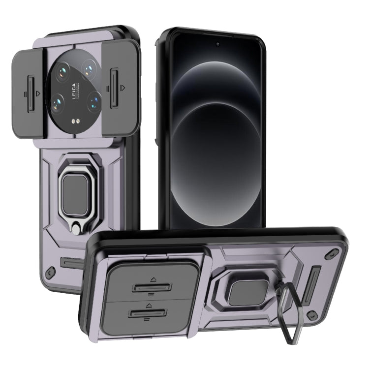 Sliding Camshield TPU + PC Shockproof Phone Case with Holder, For Xiaomi Redmi 13 4G Global, For Xiaomi Redmi Turbo 3 5G, For Xiaomi Redmi A3 4G Global, For Xiaomi Redmi Note 13 Pro 4G Global, For Xiaomi Redmi Note 13 4G Global, For Xiaomi Redmi K70E 5...