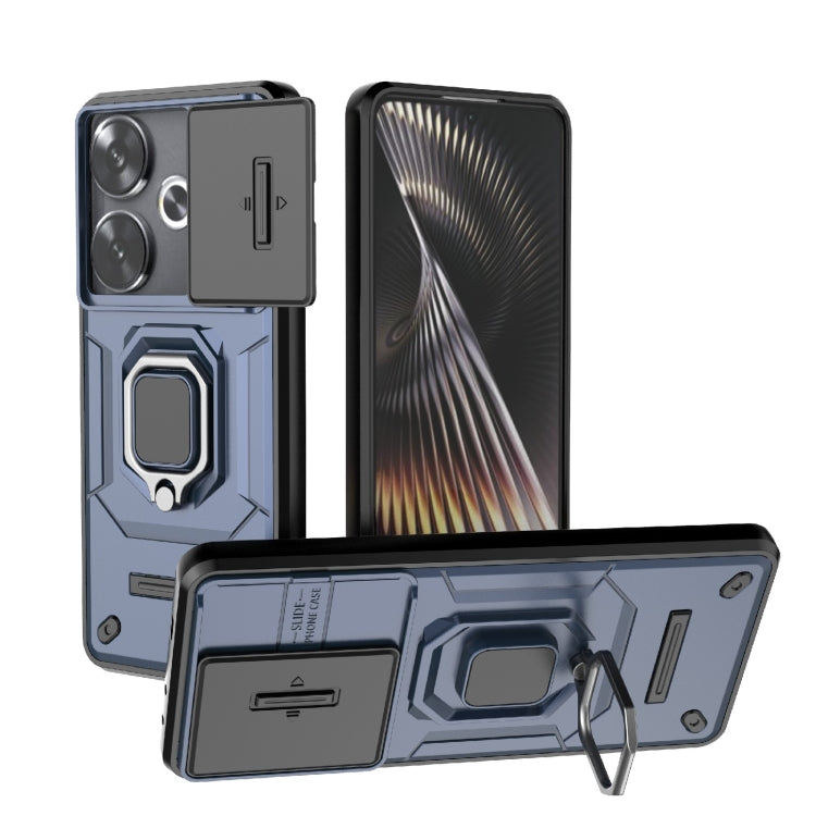 Sliding Camshield TPU + PC Shockproof Phone Case with Holder, For Xiaomi Redmi 13 4G Global, For Xiaomi Redmi Turbo 3 5G, For Xiaomi Redmi A3 4G Global, For Xiaomi Redmi Note 13 Pro 4G Global, For Xiaomi Redmi Note 13 4G Global, For Xiaomi Redmi K70E 5...