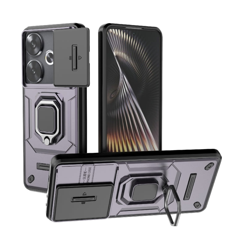 Sliding Camshield TPU + PC Shockproof Phone Case with Holder, For Xiaomi Redmi 13 4G Global, For Xiaomi Redmi Turbo 3 5G, For Xiaomi Redmi A3 4G Global, For Xiaomi Redmi Note 13 Pro 4G Global, For Xiaomi Redmi Note 13 4G Global, For Xiaomi Redmi K70E 5...