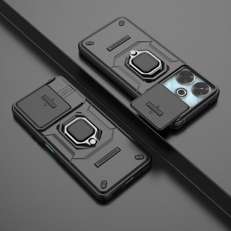 Sliding Camshield TPU + PC Shockproof Phone Case with Holder, For Xiaomi Redmi 13 4G Global, For Xiaomi Redmi Turbo 3 5G, For Xiaomi Redmi A3 4G Global, For Xiaomi Redmi Note 13 Pro 4G Global, For Xiaomi Redmi Note 13 4G Global, For Xiaomi Redmi K70E 5...