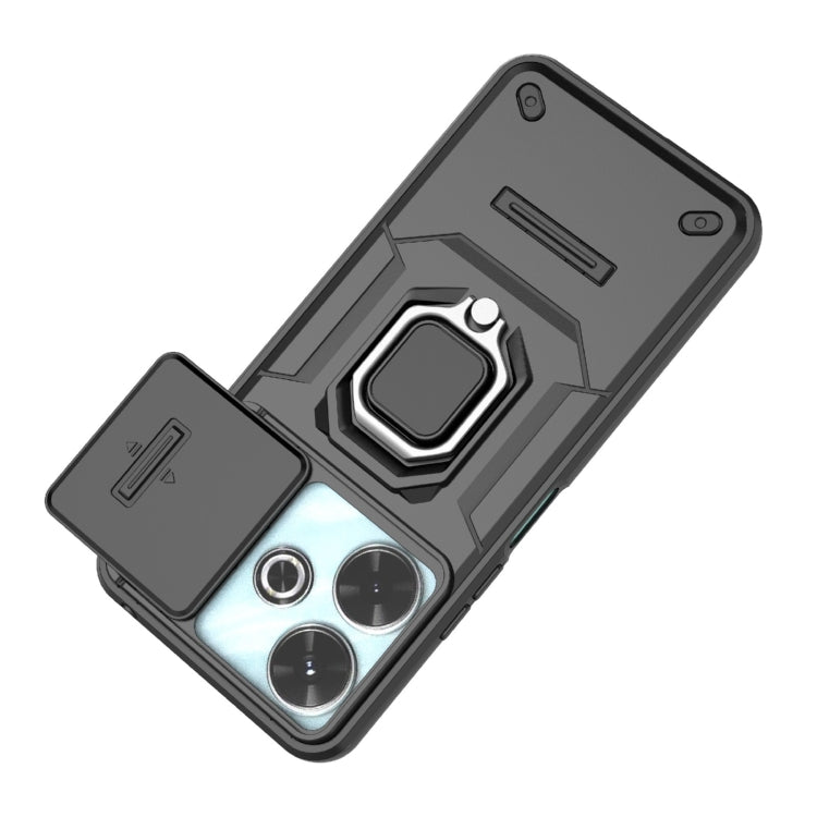 Sliding Camshield TPU + PC Shockproof Phone Case with Holder, For Xiaomi Redmi 13 4G Global, For Xiaomi Redmi Turbo 3 5G, For Xiaomi Redmi A3 4G Global, For Xiaomi Redmi Note 13 Pro 4G Global, For Xiaomi Redmi Note 13 4G Global, For Xiaomi Redmi K70E 5...
