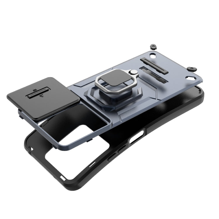 Sliding Camshield TPU + PC Shockproof Phone Case with Holder, For Xiaomi Redmi 13 4G Global, For Xiaomi Redmi Turbo 3 5G, For Xiaomi Redmi A3 4G Global, For Xiaomi Redmi Note 13 Pro 4G Global, For Xiaomi Redmi Note 13 4G Global, For Xiaomi Redmi K70E 5...