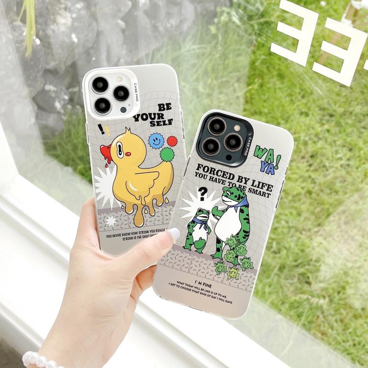 Electroplated Silver Series PC Protective Phone Case, For iPhone 16 Plus, For iPhone 16