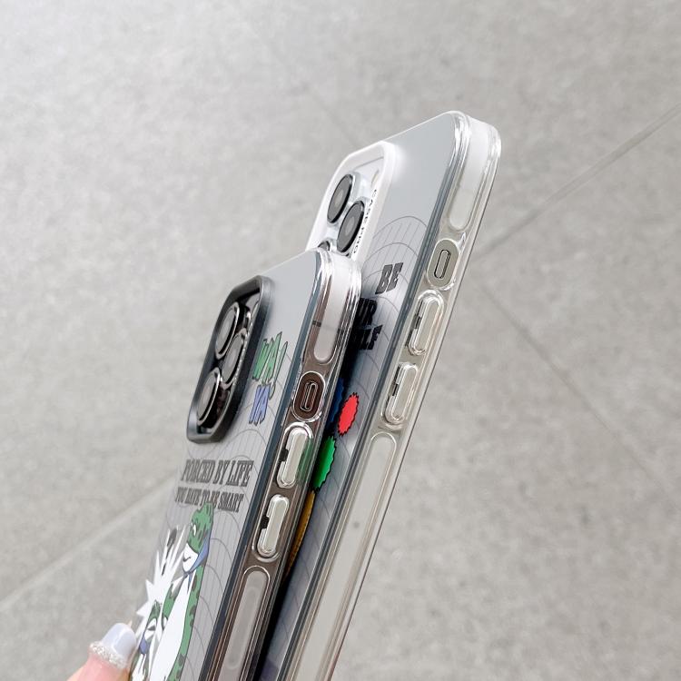 Electroplated Silver Series PC Protective Phone Case, For iPhone 15 Plus, For iPhone 15
