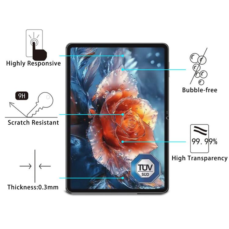 2pcs 9H 0.3mm Explosion-proof Tempered Glass Film, For Blackview Mega 5 12.2 inch, For Blackview ZENO 5, For Blackview MEGA2 12, For Blackview Mega 12 12.2, For Blackview Active 12 Pro 11, For Blackview Mega 1 11.5, For Blackview Tab 9 WiFi 2025 11    ...