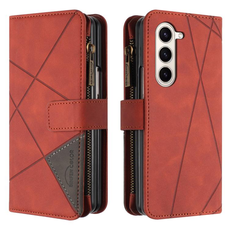 Rhombus Texture Zipper Wallet Leather Phone Case, For Galaxy Z Fold8 5G, For Galaxy Z Fold8 Ultra 5G, For Samsung Galaxy Z Fold7, For Samsung Galaxy Z Fold6, For Samsung Galaxy Z Fold5, For Samsung Galaxy Z Fold4, For Samsung Galaxy Z Fold3