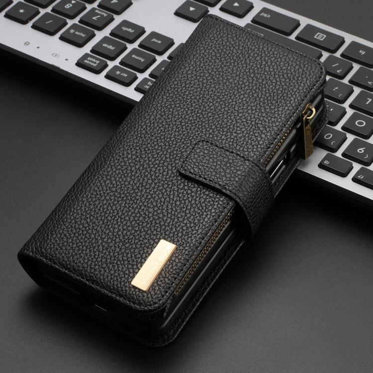 Litchi Texture Zipper Wallet Leather Phone Case, For Galaxy Z Fold8 Ultra 5G, For Samsung Galaxy Z Fold5, For Samsung Galaxy Z Fold4, For Samsung Galaxy Z Fold3
