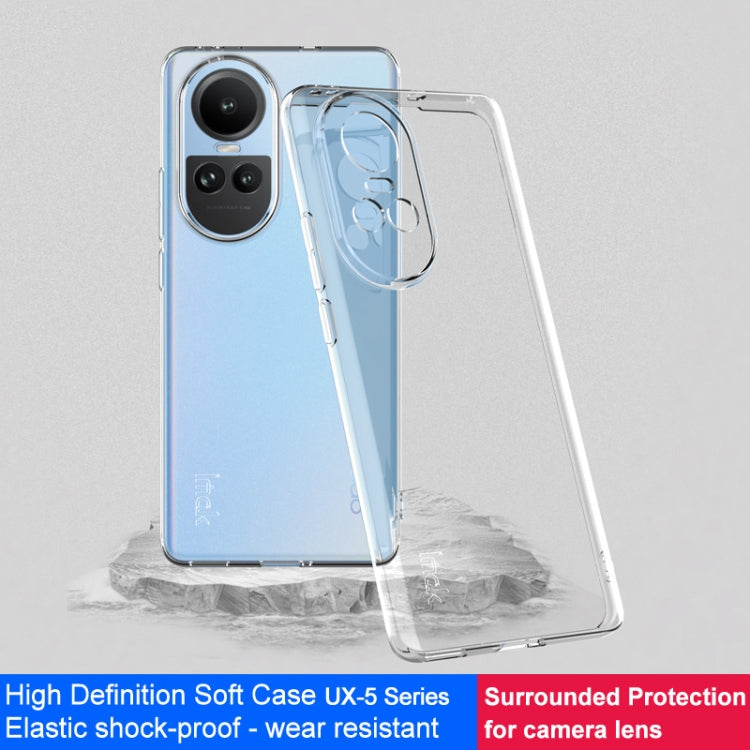 IMAK UX-5 Series Transparent TPU Phone Case, For OPPO Reno11 Pro 5G China, For OPPO Reno10 5G Global, For OPPO Reno11 5G China, For OPPO Reno10 Pro 5G Global, For OPPO Reno10 Pro+ 5G Global