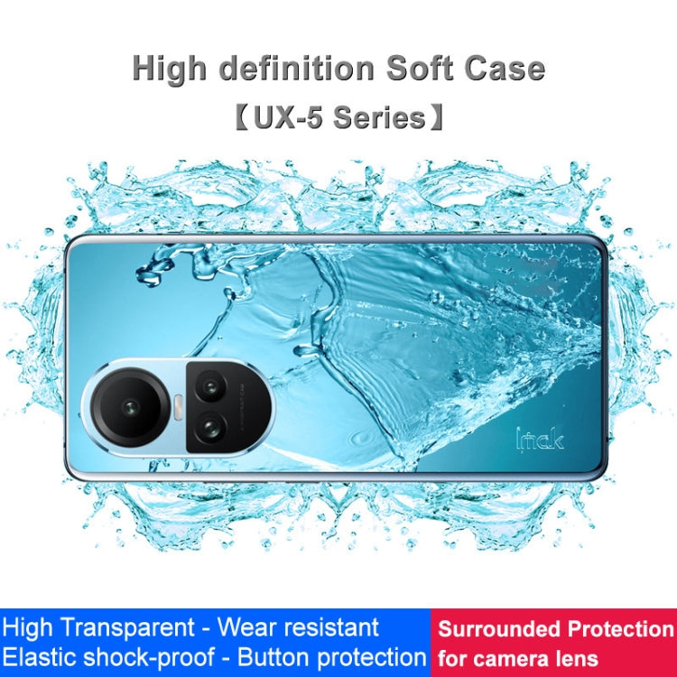 IMAK UX-5 Series Transparent TPU Phone Case, For OPPO Reno11 Pro 5G China, For OPPO Reno10 5G Global, For OPPO Reno11 5G China, For OPPO Reno10 Pro 5G Global, For OPPO Reno10 Pro+ 5G Global