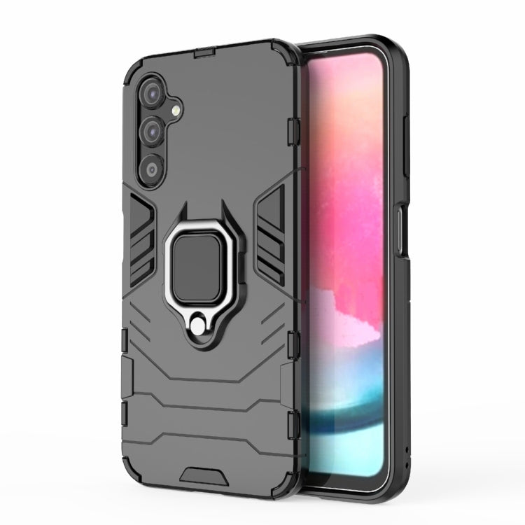 PC + TPU Shockproof Protective Phone Case with Magnetic Ring Holder, For Samsung Galaxy M15 5G, For Samsung Galaxy A55 5G, For Samsung Galaxy A35 5G, For Samsung Galaxy S24 Ultra 5G, For Samsung Galaxy S24+ 5G, For Samsung Galaxy S24 5G                ...